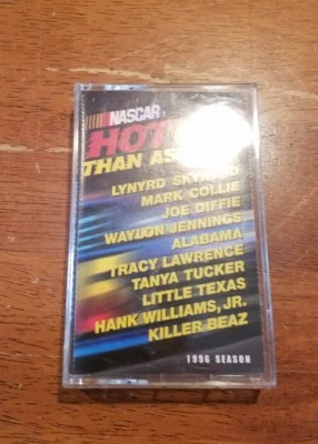 NASCAR HOTTER THAN ASPHALT  Country Music Tape Cassette Hank Williams Jr - Image 1 of 4