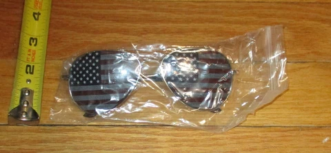 NWA TNA Impact Wrestling Kurt Angle Aviator US Flag sunglasses WWF WWE Olympian Cover