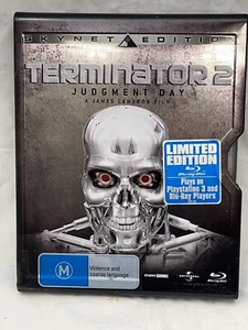 Terminator 2 Judgement Day Blu Ray Steelbook Skynet Edition Very Rare - Picture 1 of 4