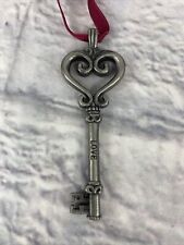 Large Metal Silver Skeleton Key 3” LOVE Ornate Unique Family Values