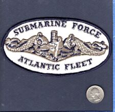 1970's Submarine Force ATLANTIC FLEET Nuclear Ship Squadron Patch