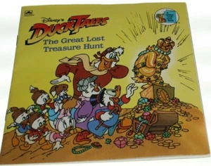 Vintage 1987 Disney’s Ducktales The Road To Riches Big Little Golden Book LN - Picture 1 of 4