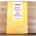 Cooking Light Fast Facts to 350 Foods Fat-Calories-Nutrition 1996 Booklet
