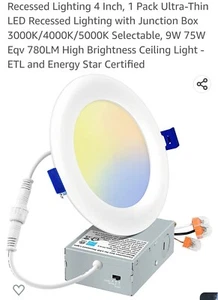 LED-EINBAULEUCHTEN 4 ZOLL DIMMBAR NEU IM KARTON - Bild 1 von 8