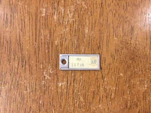 Vintage 1972 Prince Edward Island PEI War Amps Key Tag Keychain - Picture 1 of 2