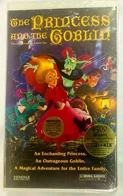 The Princess and the Goblin (VHS, 1994) Clamshell Brand New Sealed HTF as NEW - Image 1 of 4