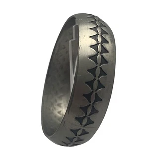 Jensen Bangle Bracelet Modernist Logeskov Tin Denmark Pewter Southwest Design V - Picture 1 of 12
