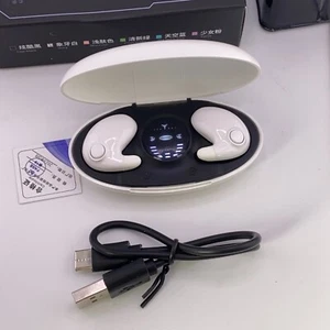 Mini auriculares inalámbricos de bajo perfil MD538 - blancos - BlueTooth - Imagen 1 de 8
