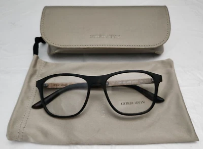 Giorgio Armani Eyeglasses Frame AR7135 5089 Matte Havana 52[]17-145 Made Italy - Image 1 of 4