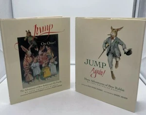 Lot of 2 Brer Rabbit Jump Adventures Again On Over Harris Parks Moser Books HCDJ - Picture 1 of 22