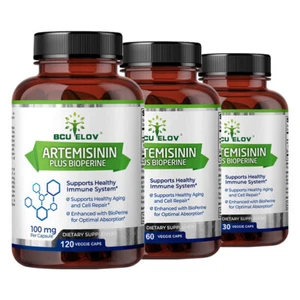 Artemisia Annua Extract Capsules Enhanced with BioPerine for Optimal Absorption - Picture 1 of 14