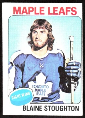 1975-76 8344A Topps Blaine Stoughton Toronto Maple Leafs #265 - Image 1 of 2