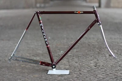 Rickert Spezial Reynolds 531 Frame / 53 cm / Dark Red /  Campagnolo Chrom - Bild 1 von 4