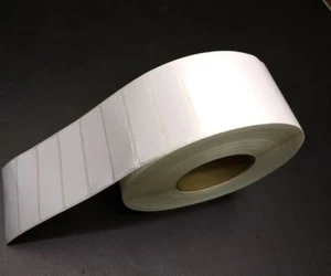 White Polyester/Mylar Thermal Transfer Label Roll, 3" x 1",3000/roll, 3" core    - Picture 1 of 2