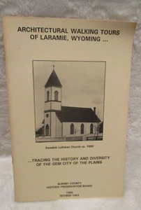 Architectural Walking Tours of Laramie,Wyoming~1990~Revised 1993~Paperback - Picture 1 of 11