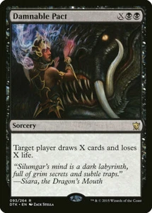 DAMNABLE PACT - MTG Dragons of Tarkir Rare Sorcery - Picture 1 of 1