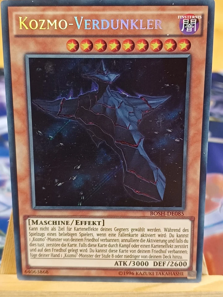Kozmo-Verdunkler BOSH-DE085 Secret Rare Deutsch NM YUGIOH - Bild 1 von 1