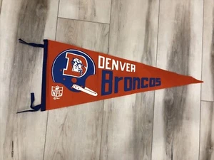 DENVER BRONCOS 1967 NFL 1 BAR RETRO FELT PENNANT Flag - Picture 1 of 12