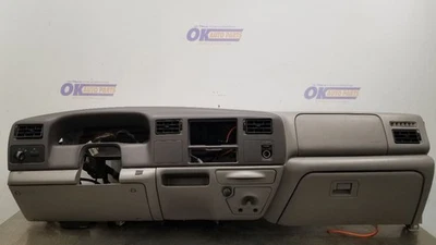 01 FORD F250 SUPER DUTY XLT DASH PANEL DASHBOARD ASSEMBLY GRAY Foto 1 de 4