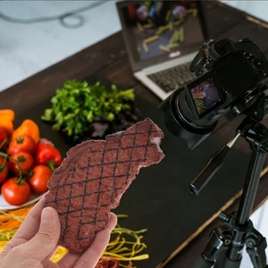 2 Piezas Alimentos Falsos para Exhibición Modelo de Carne Accesorios Simulación Decoración Simular @ - Imagen 1 de 12