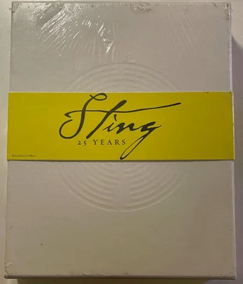 BRAND NEW SEALED Sting 25 Years CD DVD Book Box Set A&M 4 Discs The Police - Image 1 of 4