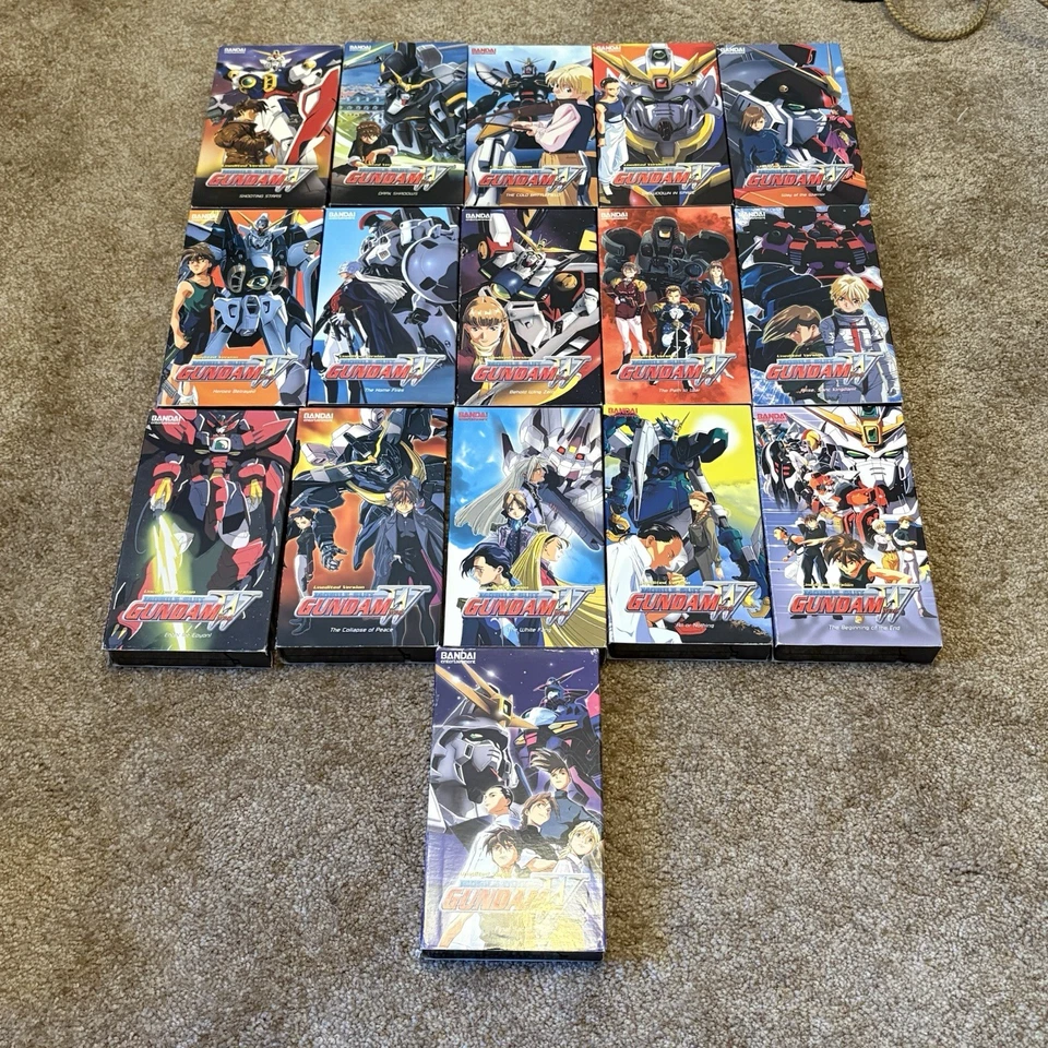 Gundam Wing VHS Complete Series UNEDITED Foto 1 de 1