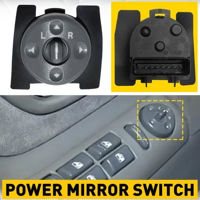 Fits 95-20 GMC Chevrolet C1500 C3500 C2500 K1500 K3500 K2500 Power Mirror Switch - Image 1 of 4