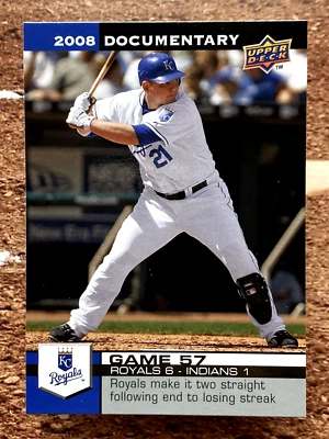 2008 Upper Deck Documentary Billy Butler #1637 Foto 1 de 2