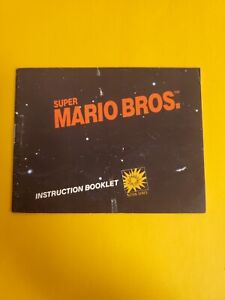 Super Mario Bros. (Nintendo Entertainment System NES, 1985) ORIGINAL MANUAL ONLY