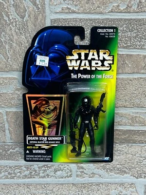 Figura de acción Kenner Star Wars Death Star Gunner Power of the Force holograma verde Foto 1 de 4