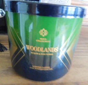 NEW Bath & Body Works Men's Collection Woodlands 3 Wick 14.5 Oz Candle - Picture 1 of 1