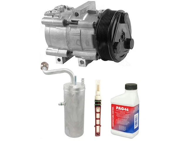 Kit de compresor de aire acondicionado delantero para Ford Excursion 2003-2005 6,0 L V8 2004 QP461MC Foto 1 de 1