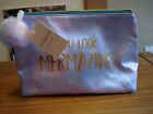 M&S Hologlow make-up bag 'Your look Mermazing' pompom zip fasten - New with tags