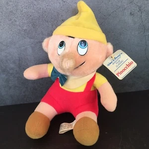 Muñeco de peluche clásico de Pinocho de Walt Disney 8" 1985 - Imagen 1 de 9