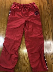 Oshkosh Kids Joggers Pants Size 10 Red Drawstring Waist Clean - Picture 1 of 6
