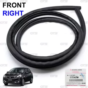 Front Right Open Door Rubber Weatherstrip Seal Fits Mitsubishi Mirage 2012 2018 - Picture 1 of 8
