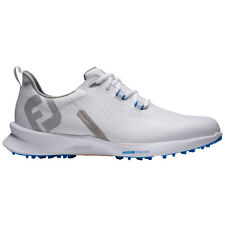 FootJoy Men's FJ Fuel Golf Shoe White/White/Blue Jay 11