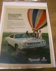 Anuncio original de revista satelital de Plymouth 1968 -...El año más caluroso de la historia - Imagen 1 de 1