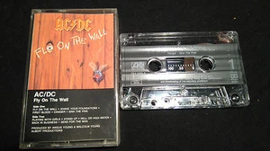 Ac/dc Fly on the Wall *Atlantic Dolby Tape*Rare German Cover*1985*Mc - Picture 1 of 2