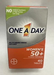 One A Day Women's 50+ , Complete Multivitamin, 40 Tablets, Exp:08/2025 - Picture 1 of 1