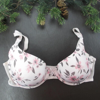 Sujetador Delta Burke 38DD Rosa Floral Acolchado Con Aros Cierre Ajustable Espalda Foto 1 de 4