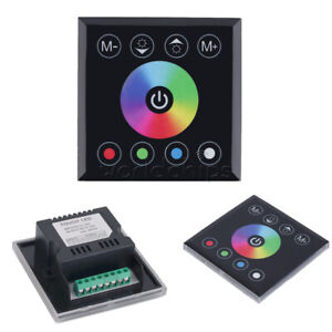 DC 12V/24V RGB/RGBW Touch Panel Dimmer Switch Controller For Led Strip Light