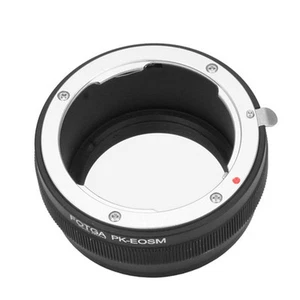 FOTGA Adapter Ring Pentax PK K Mount lens for EOS M50 Mark II Mirrorless Camera - Picture 1 of 4