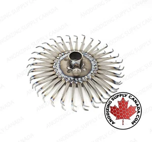 Anodizing Aluminum Rack Titanium 9" Disc Rack 30 Stations Bent End - Picture 1 of 6