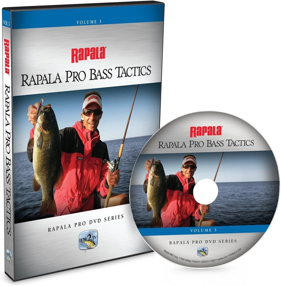 Rapala Pro Bass Tactics Fishing DVD Volume #3 Brand New In Case - Image 1 of 1