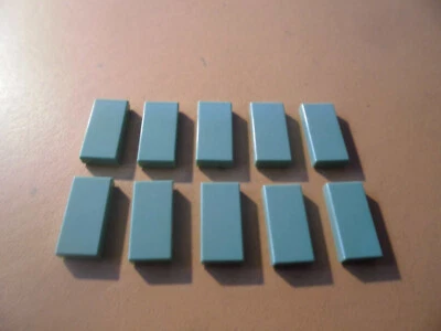 Lego 10x Platte Fliese 1x2 3069b sandgrün esg3 - Bild 1 von 2