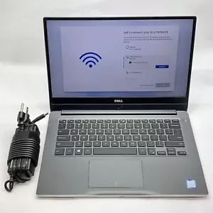 Dell Inspiron 7472 Laptop i5 8250U 1.60GHZ 14" FHD 8GB RAM 256GB NVMe Windows 11 - Picture 1 of 9