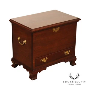 Chippendale Style Cherry Miniature Blanket Chest - Picture 1 of 12