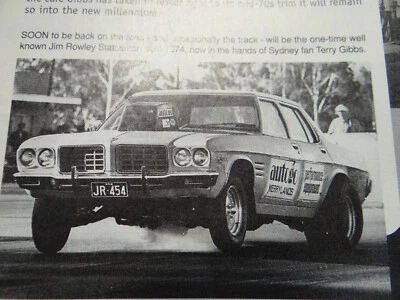 HQ  1974  HOLDEN  STATESMAN  SPECIAL  ORDER  A/MOD DRAG CAR. RAN UNDER OZ RECORD - image 1 of 4