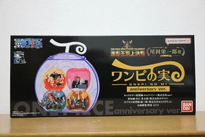 Figura Bandai One Piece Gashapon "Onepi no Mi" Versión Aniversario - Juego de 4 nuevos - Imagen 1 de 13